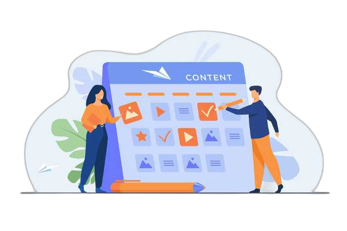 happy-seo-planning-campaign-social-media-isolated-flat-illustration_74855-10793 (1) مدیریت برنامه ریزی_طراحی سایت فروشگاهی در اصفهان