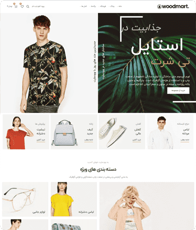 طراحی وب سایت فروشگاهی استایل و فشن