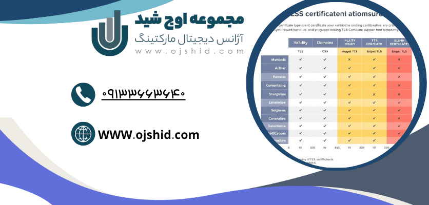 دسته‌بندی گواهینامه‌هایTLS- گواهینامه TLS