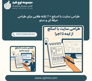 طراحی UI سایت با اسکچ - طراحی سایت با اسکچ