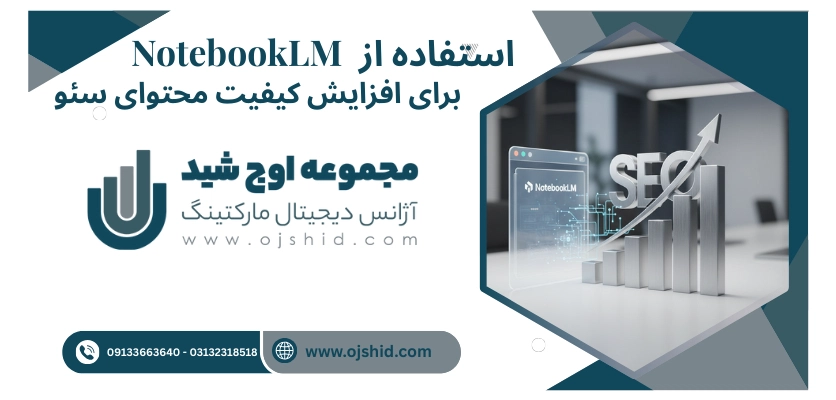 افزایش کیفیت محتوای سئو - NotebookLM