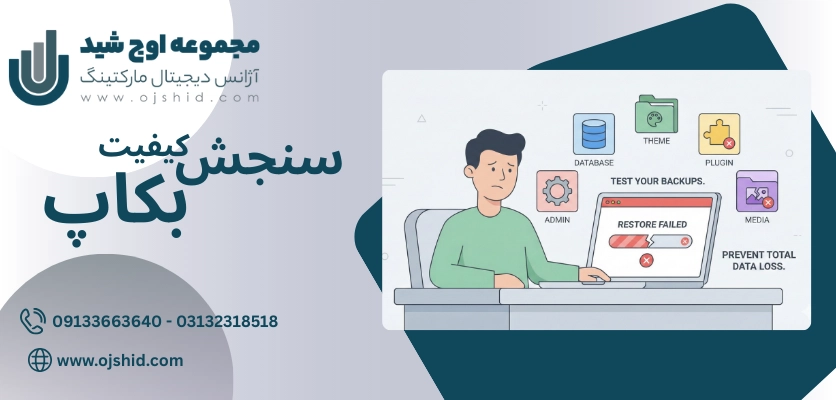 نسنجیدن روند بازیابی - اشتباهات بکاپ گیری